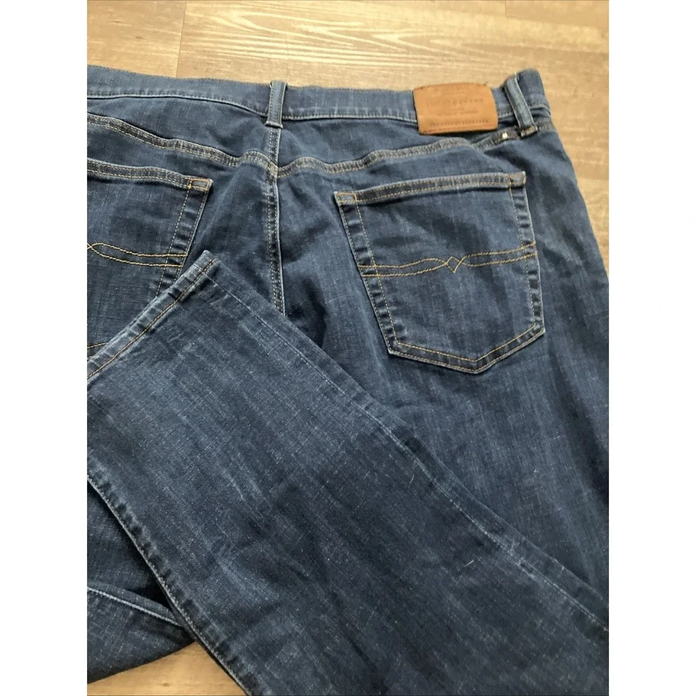 Lucky Brand 121 Slim Straight Jeans Mens 40x30 Medium Wash Blue Denim Pants